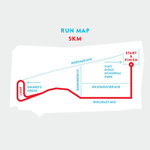 Red Ribbon Run map